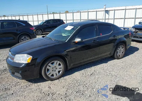 2013 Dodge Avenger Se from USA, damaged, VIN 1C3CDZAB0DN767138